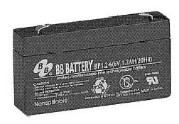 BP1.2-6 model 6V 1.2 Ah BB Batteries