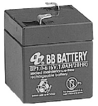 BP 1-6 model 6V 1 Ah BB Batteries