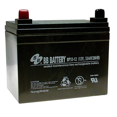 BP 33-12 model 12V 33 Ah BB Batteries