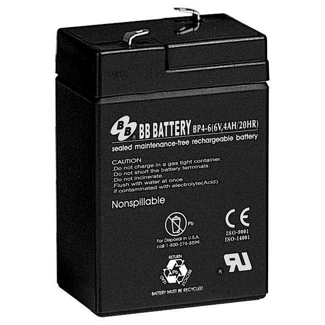 BP 4-6 model 6V 4 Ah BB Batteries