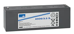 A506/3.5 S model 6V 3.5 Ah Dryfit Gel Batteries