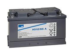 A412/65 G model 12V 65 Ah Dryfit Gel Batteries