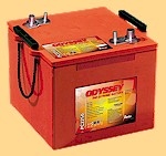 PC2250 model 12V 126 Ah Odyssey Batteries