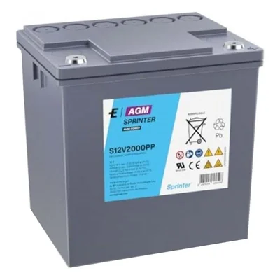 S12V2000PP model 12V 60.8 Ah Sprinter Batteries