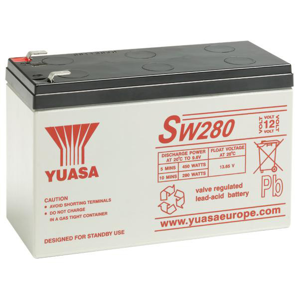 SW 280 model 12V 7.5 Ah Yuasa Batteries