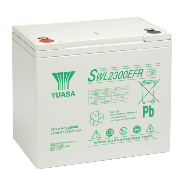 SWL2300EFR model 12V 78 Ah Yuasa Batteries