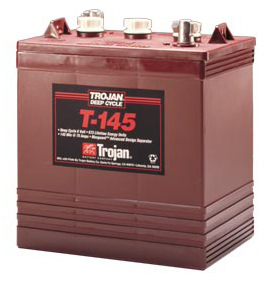 T-145 model 6V 260 Ah Trojan Batteries