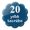 20 yıl tecrübe