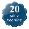 20 yıl tecrübe