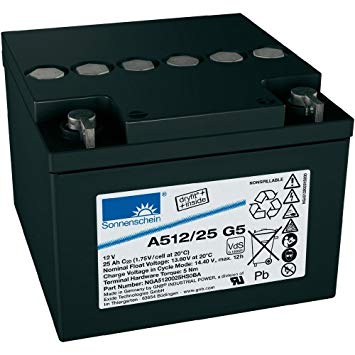 A512/25G model 12V-25Ah Dryfit Ak