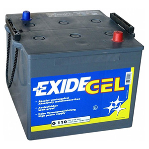 Exide Gel G110 model 12V-110Ah Exide Jel Ak