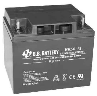 HR 50-12 model 12V-50Ah BB Kuru Ak