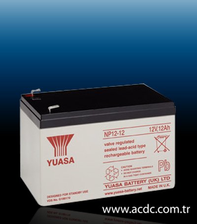 NP12-12 Model 12 Volt 12 Ah Yuasa Akü